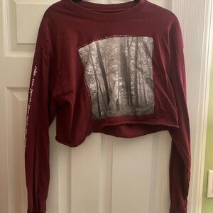 Taylor Swift Folklore Crop Top